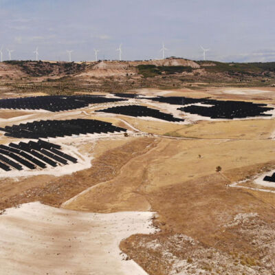 Parque fotovoltaico Cuenca en España, proyecto realizado por Melmac Energías Renovables.